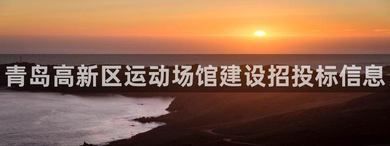意昂体育3平台：青岛高新区运动场馆建设招投标信息