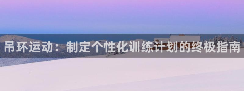 意昂体育3平台注册要钱吗安全吗：吊环运动：制定个性化
