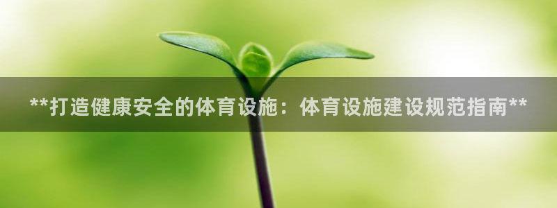 意昂体育3娱乐：**打造健康安全的体育设施：体育设施