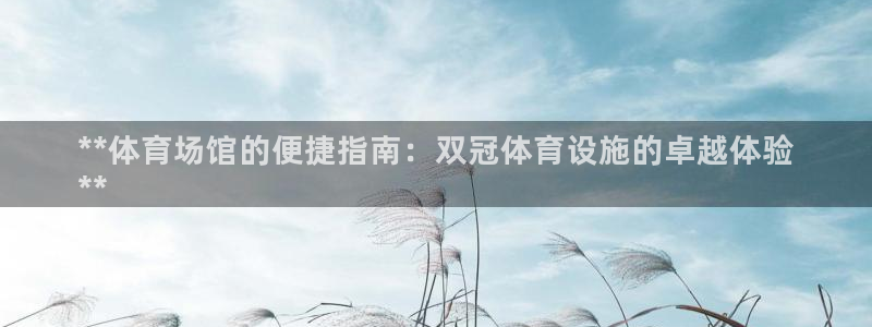 意昂3开户：**体育场馆的便捷指南：双冠体育设施的卓