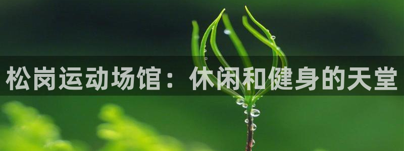 意昂体育3招商电话地址查询：松岗运动场馆：休闲和健身