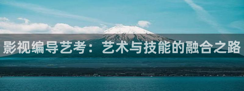 b影院在线：影视编导艺考：艺术与技能的融合之路