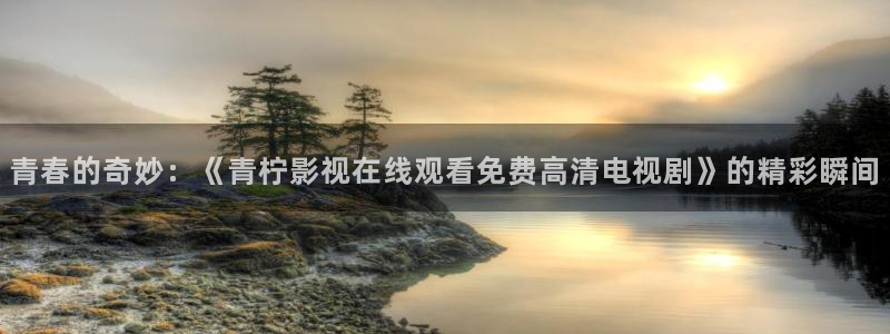 b影院欧美：青春的奇妙：《青柠影视在线观看免费高清电视剧》的精彩瞬间